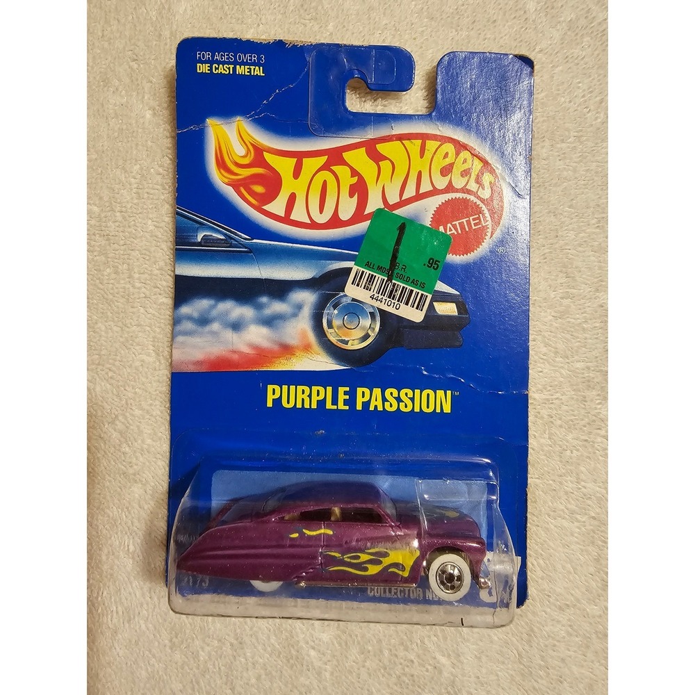 Hot Wheels Purple Passion 1990s Diecast Car #87‎ Collector Number New